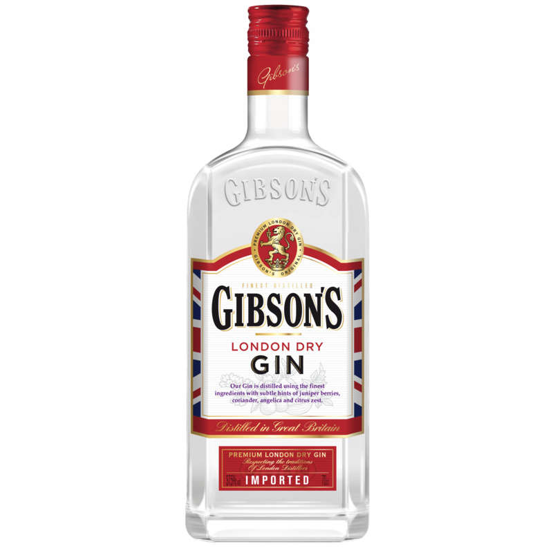 Gibson'S London Dry Gin 37.5° 70Cl