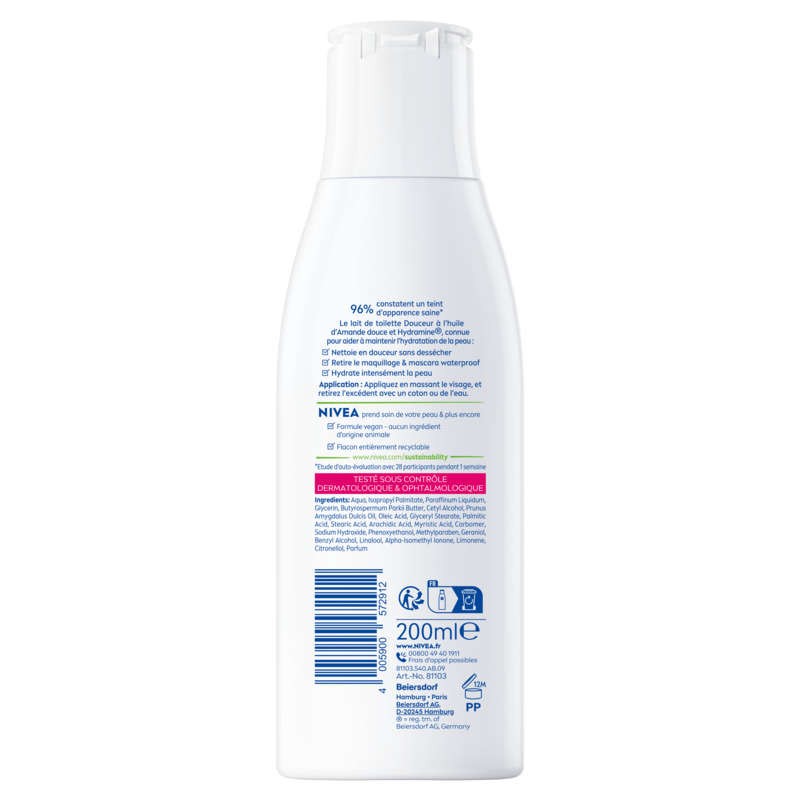 Nivea Lait De Toilette Douceur Huile D'Amande Douce 200ml