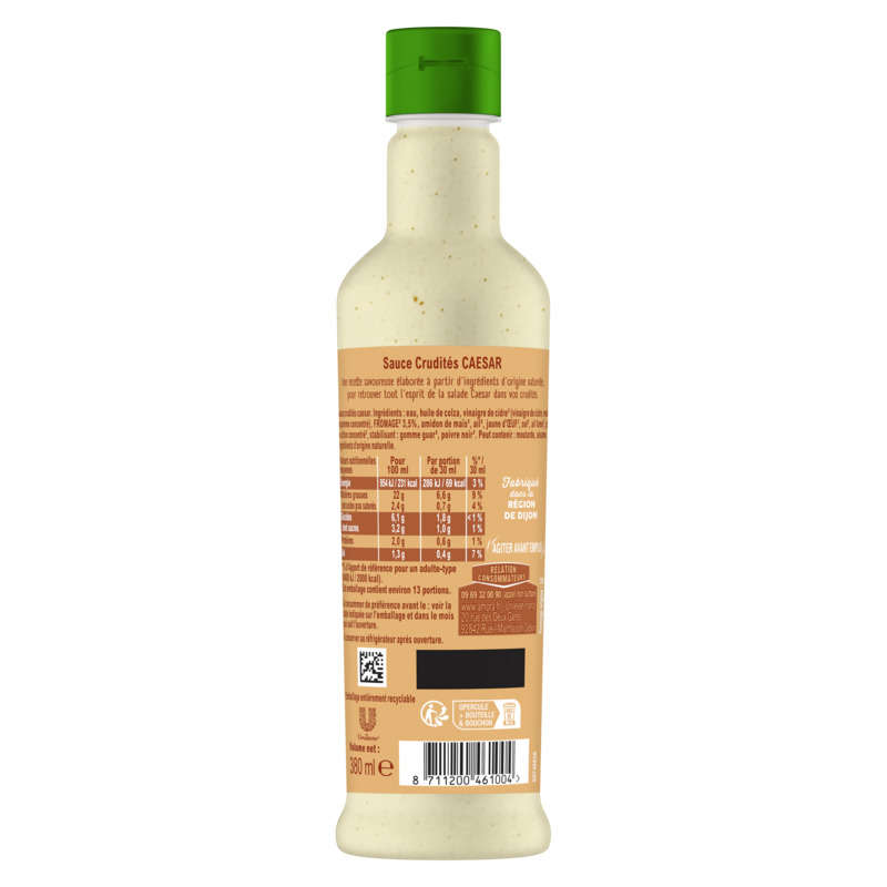 Amora Sauce Crudités Caesar 380ml