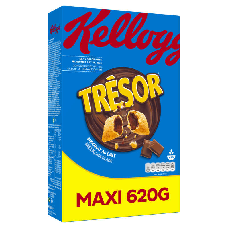 Kellogg's Céréales Trésor Chocolat au lait 620g