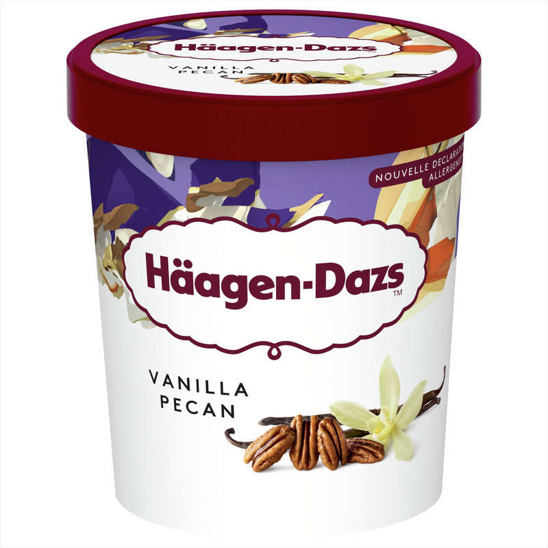 Haagen Dazs Pot Vanilla Pecan Prem 400g