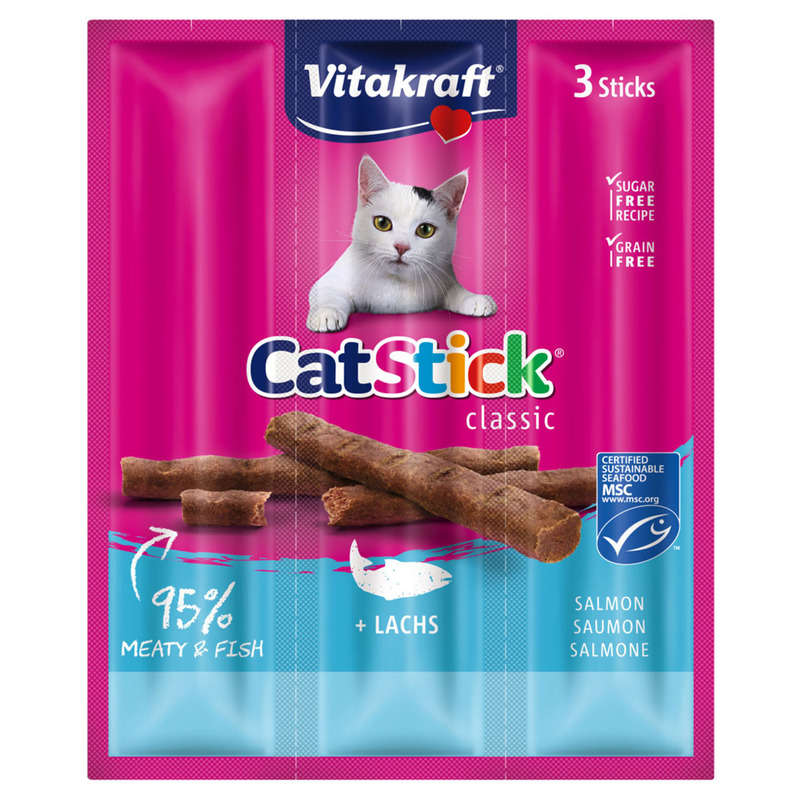 Vitakraft Cat-Sticks Mini Salmon Trout 3 X