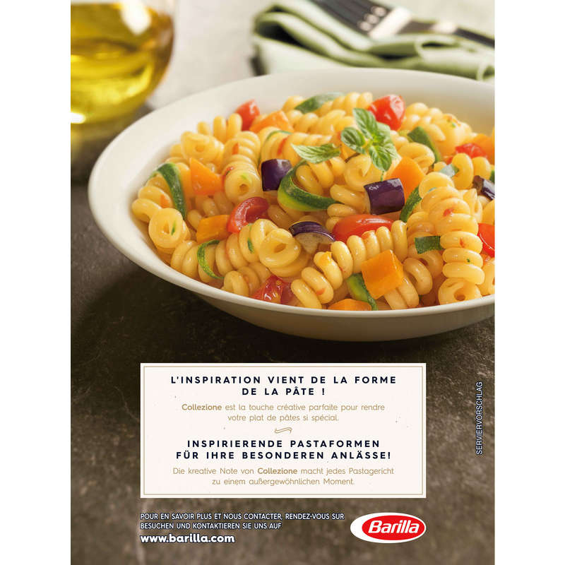 Barilla Collezione Pâtes Fusili Bucati 500g