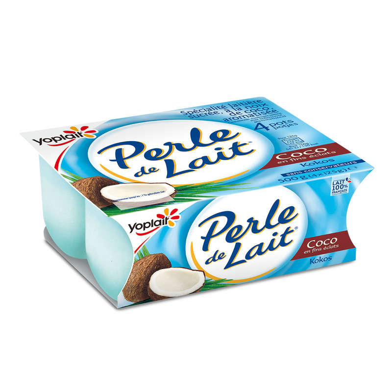 Perles De Lait Yaourt Coco 4X125G