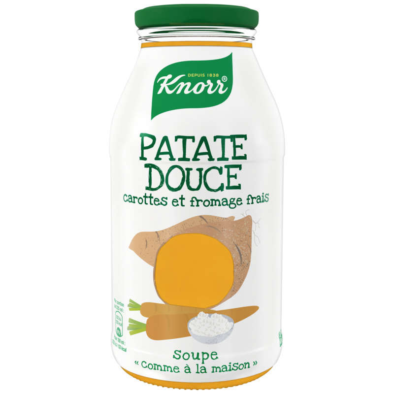 Knorr Soupe De Patate Douce, Carottes Et Fromage Frais 450ml