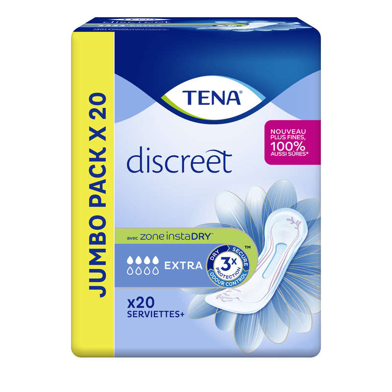 Tena Discreet Extra Towels X20