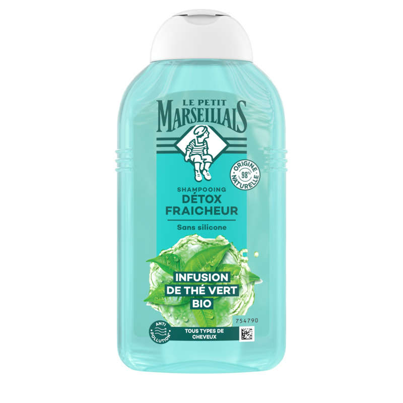 Le Petit Marseillais Detox Wake-up Shampoo with thyme and organic green tea 250ml