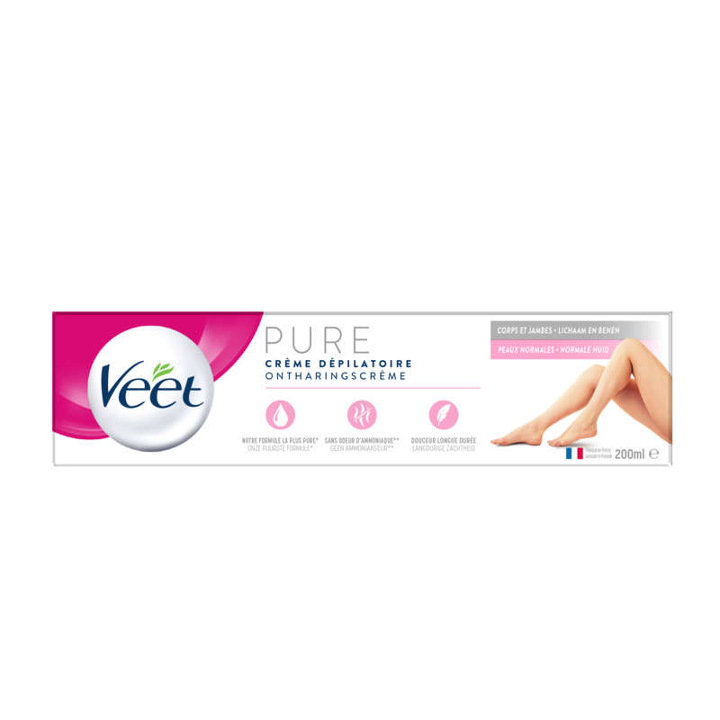 Veet Crème Dépilatoire Peaux Normales 200Ml