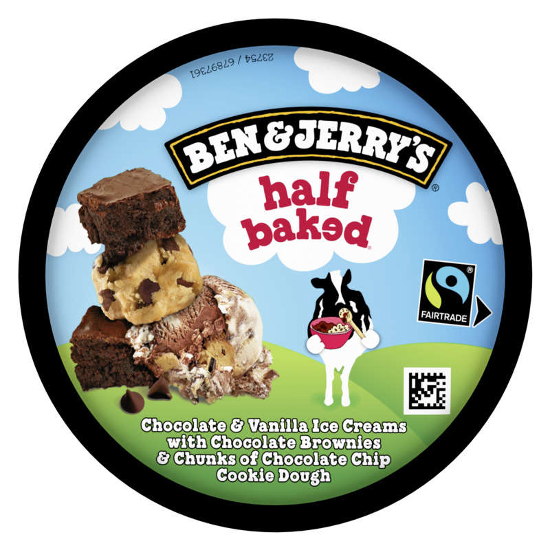 Ben & Jerry's Glace Pot Half Baked 406g