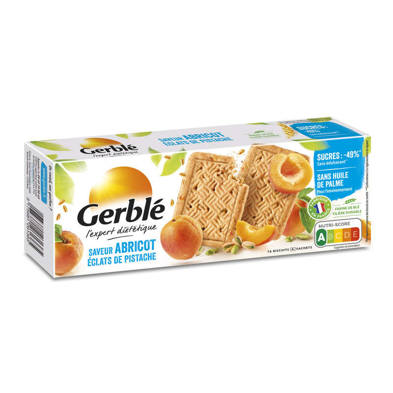 Gerble Biscuit Pist & Abricot 160G