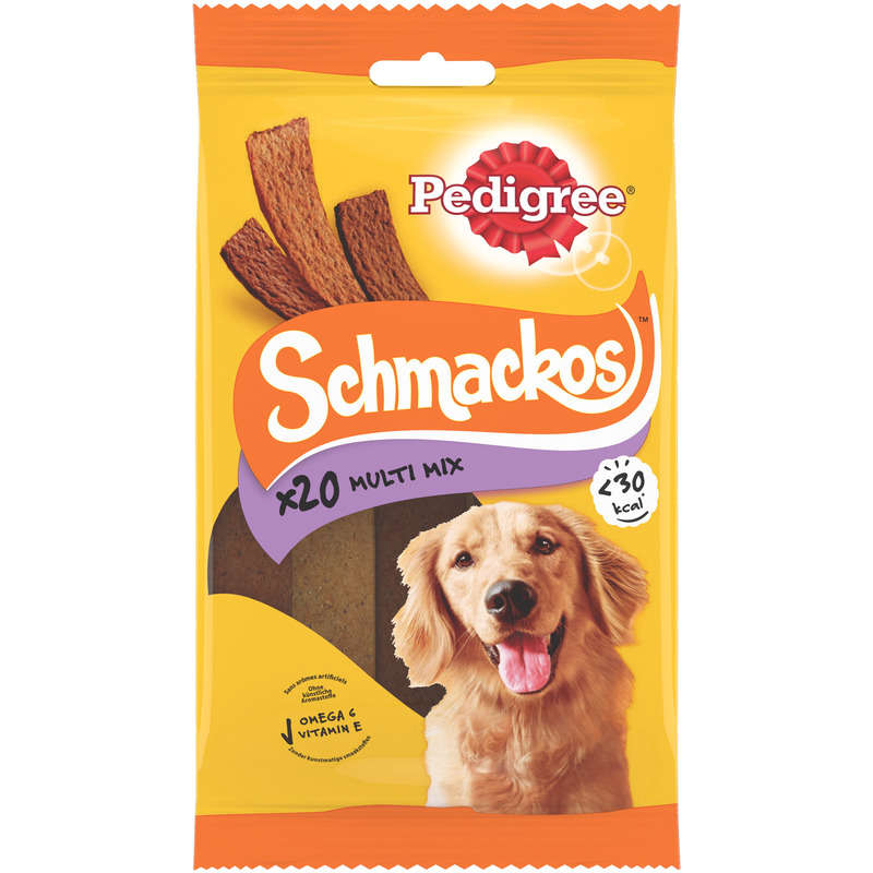 Pedigree Schmackos Friandises pour chien x20 144g