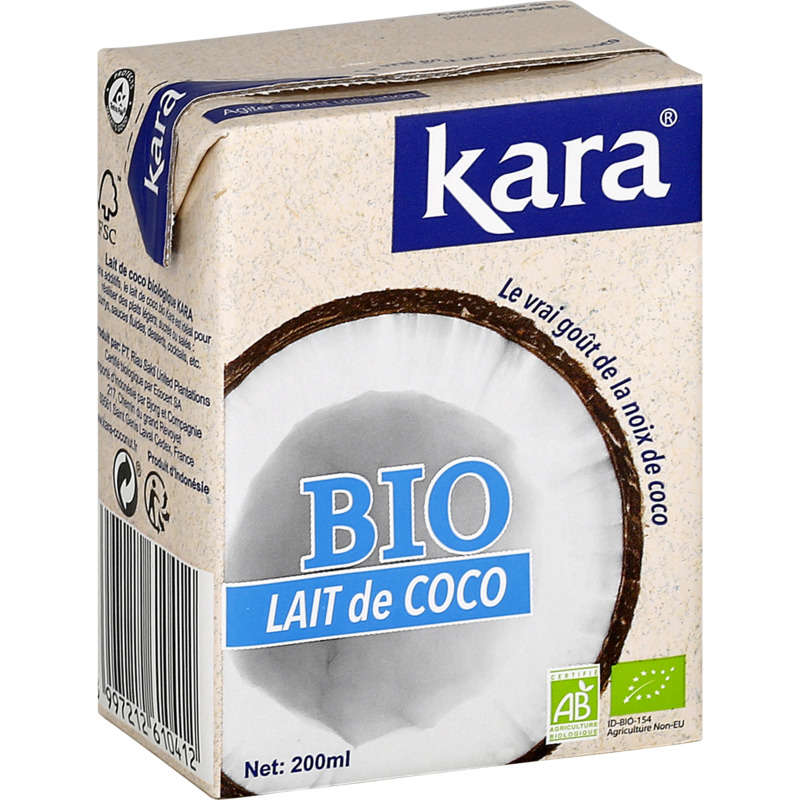 Kara Lait De Coco Bio 200Ml