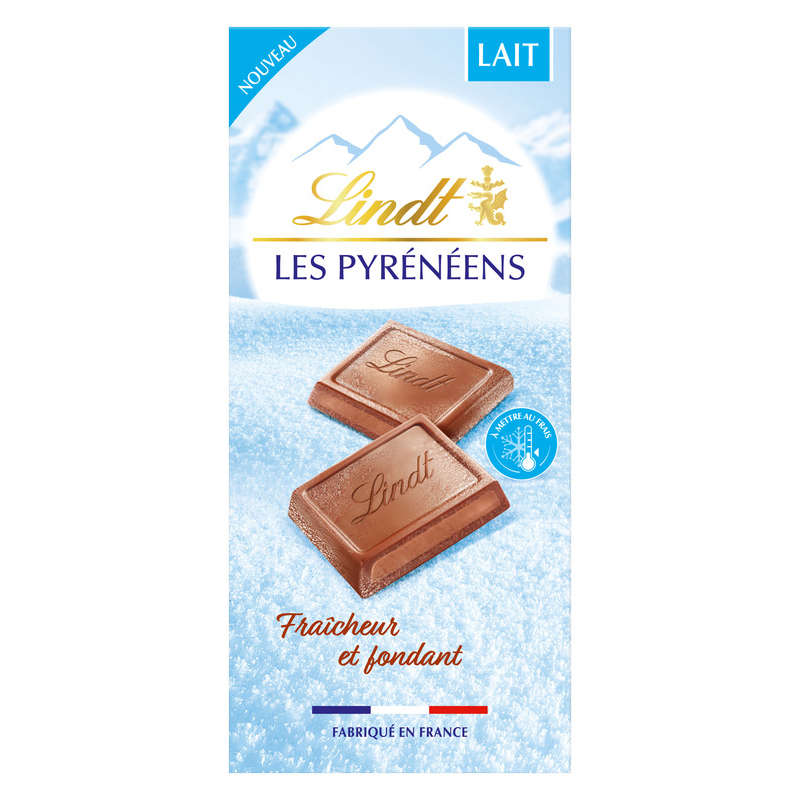 Lindt Pyrénéens Tablette De Chocolat Au Lait 150G