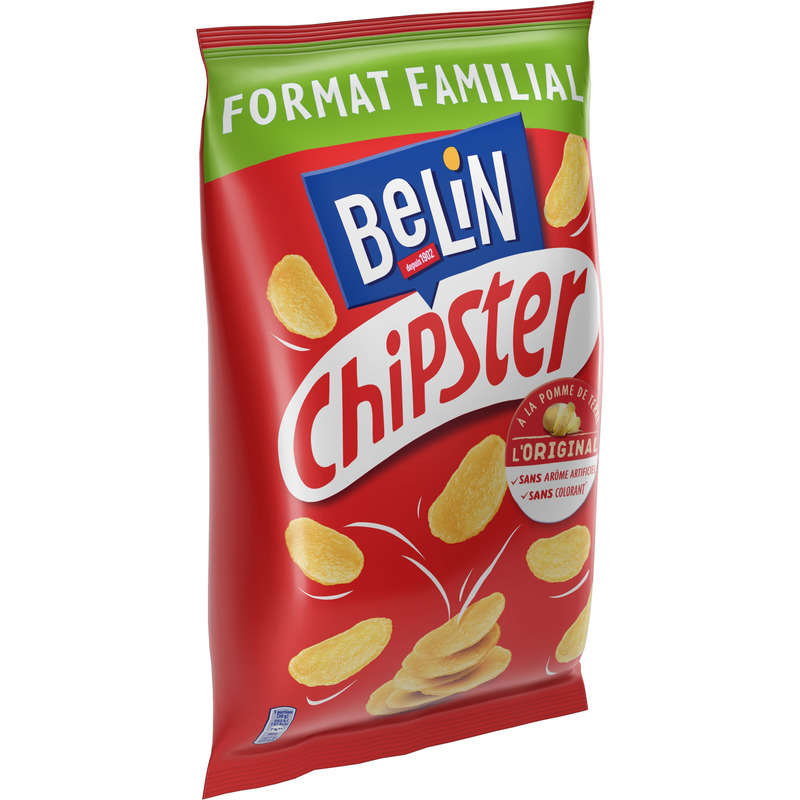 Belin Chipster Biscuits Apéritifs L'Original 150g