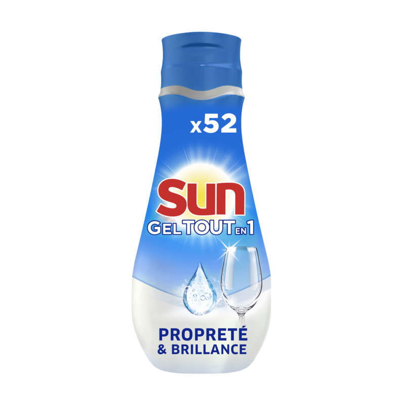 Sun Gel Lave-Vaisselle Tout-En-1 900Ml - 52 Lavages