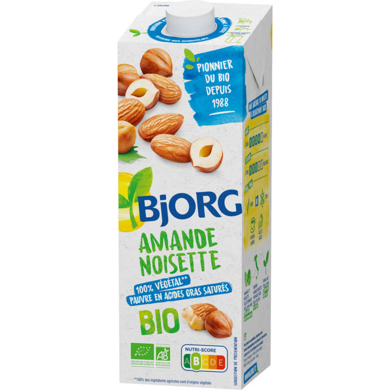 Bjorg Boisson végétale amande noisette bio 1L