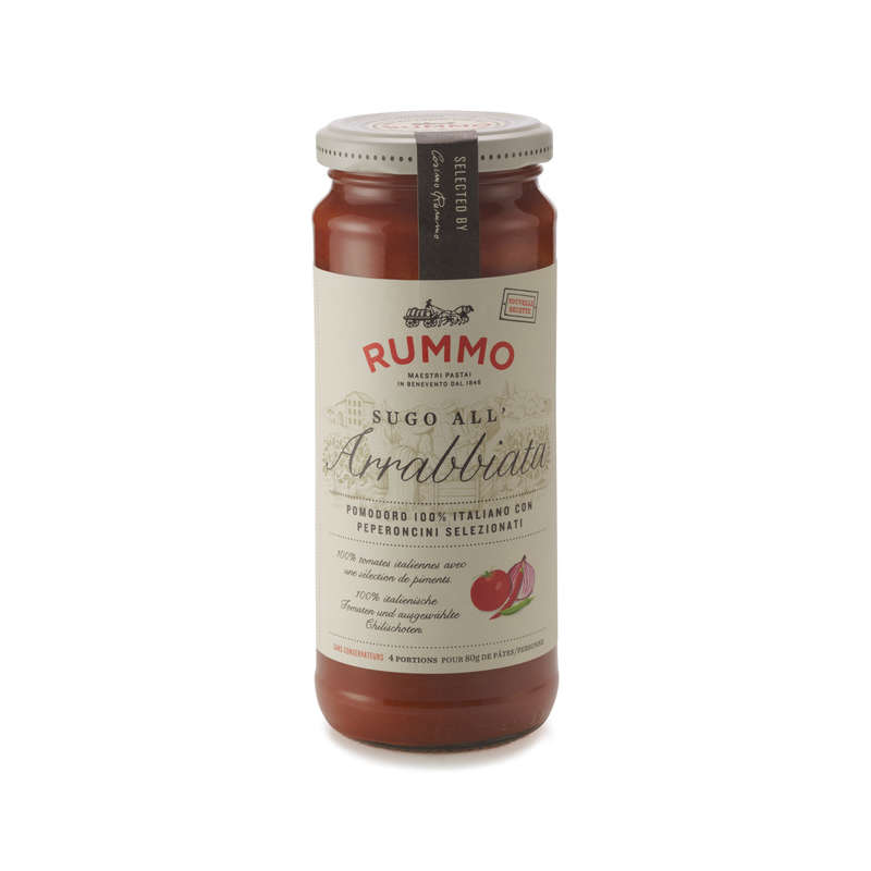 Rummo Sauce Arrabbiata Tomate au Piment Pot 340g