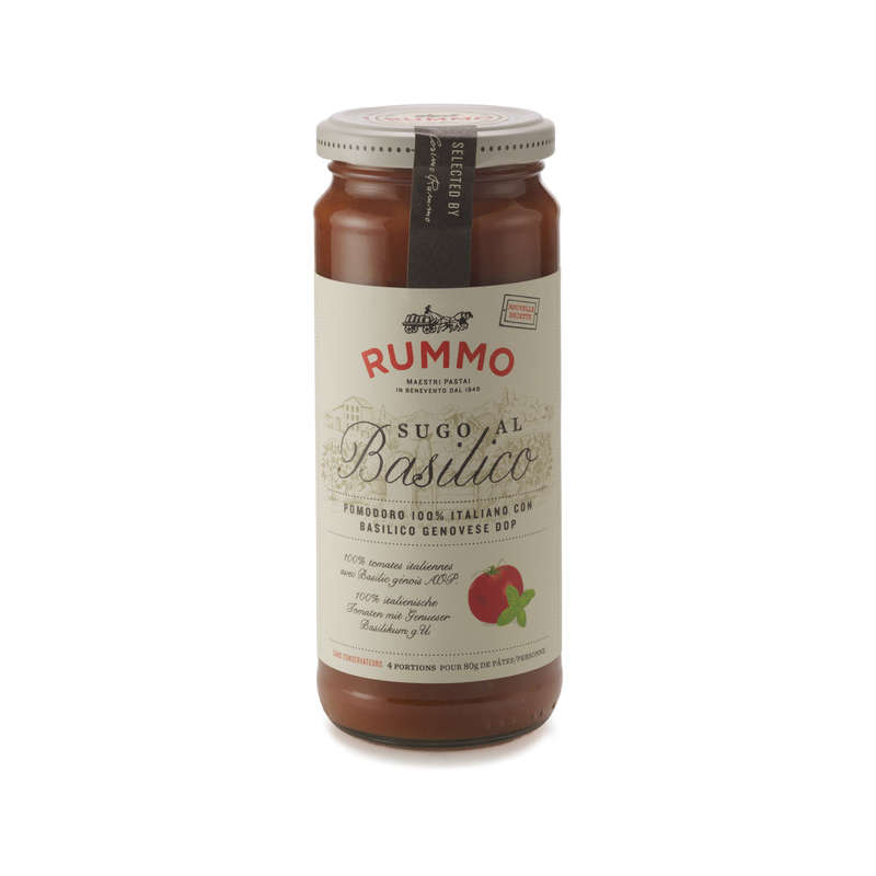 Rummo Sauce Tomates et Basilic 340g