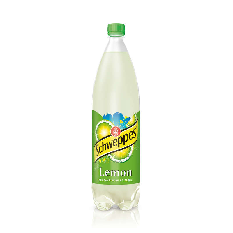 SCHWEPPES Lemon Soda aux saveurs de 4 citrons 1,5L