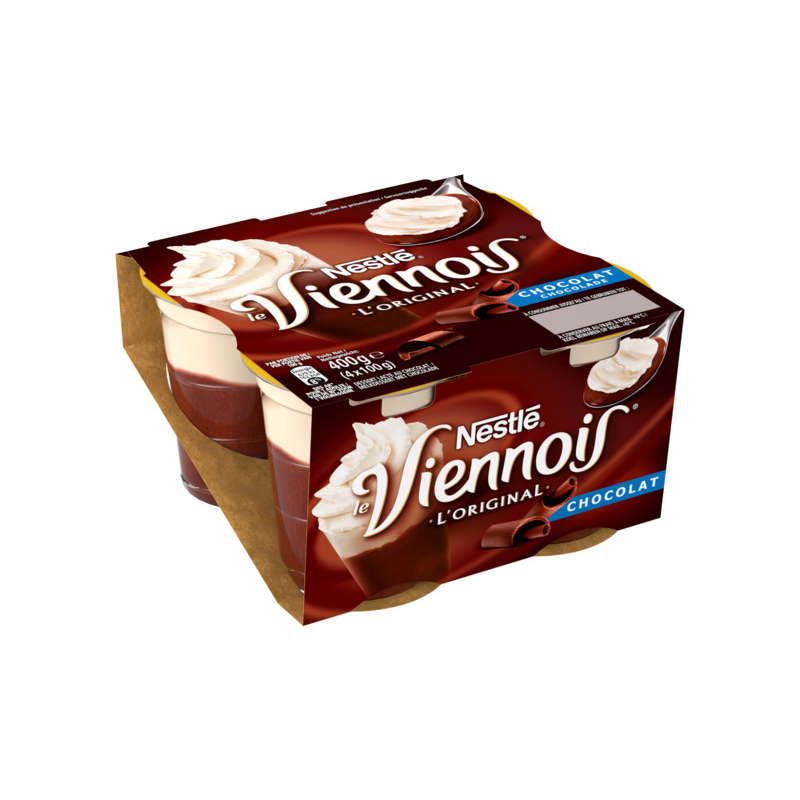 VIENNOIS Liégeois chocolate 4 x 100g