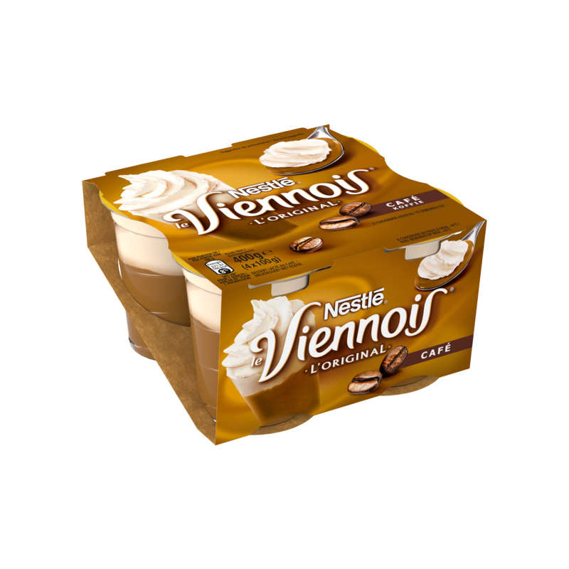 VIENNOIS Liégeois café 4 x 100g