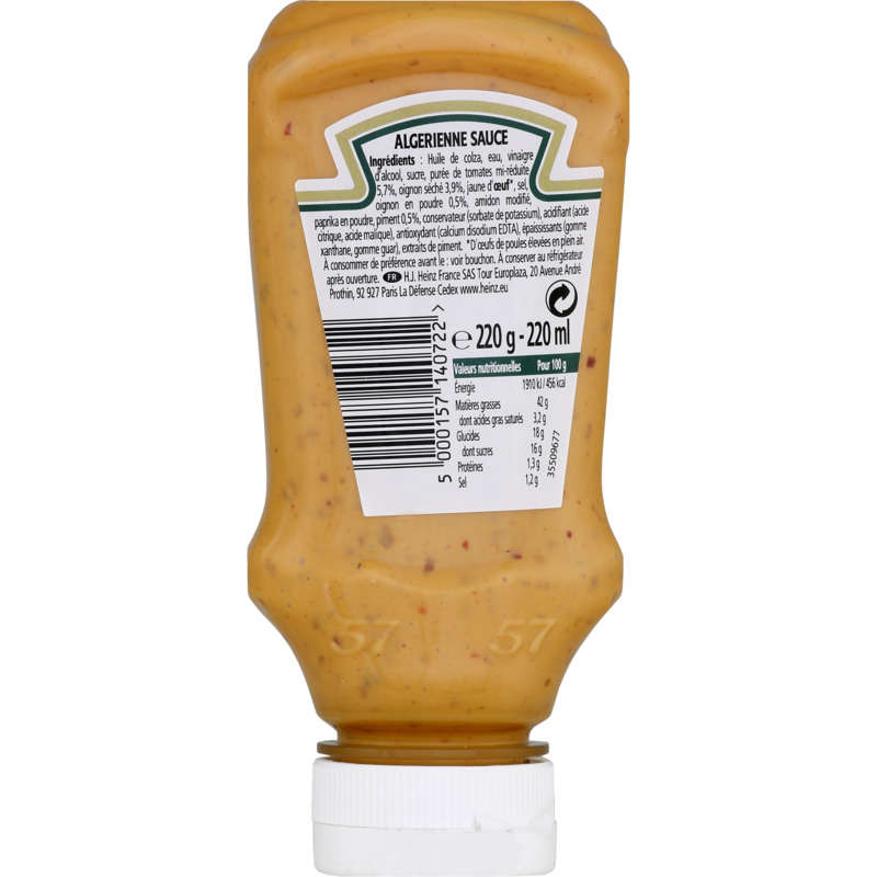 Heinz Sauce Algérienne 220g