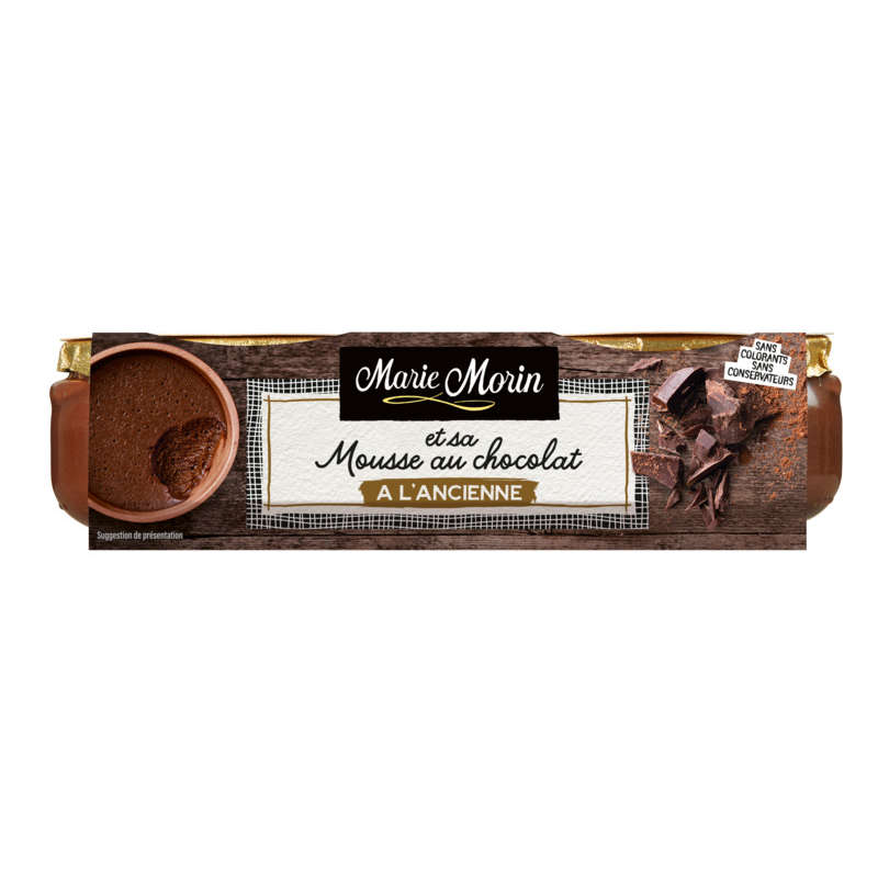 Marie Morin Mousse Chocolat À L’Ancienne 2X100G