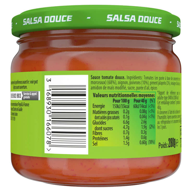 Doritos Sauce Salsa Douce 280g