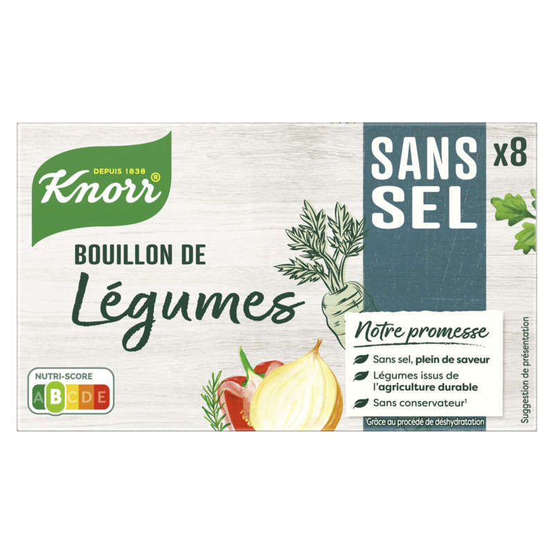 Knorr Bouillon de Légumes 72g