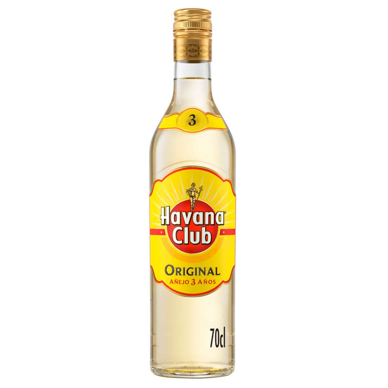 Havana Club Rhum Cubain Blanc 3Ans 37.5% -70Cl