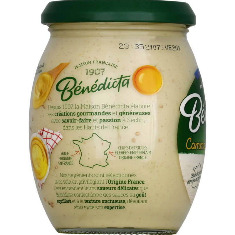 Bénédicta Mayonnaise Comme À La Maison 255G