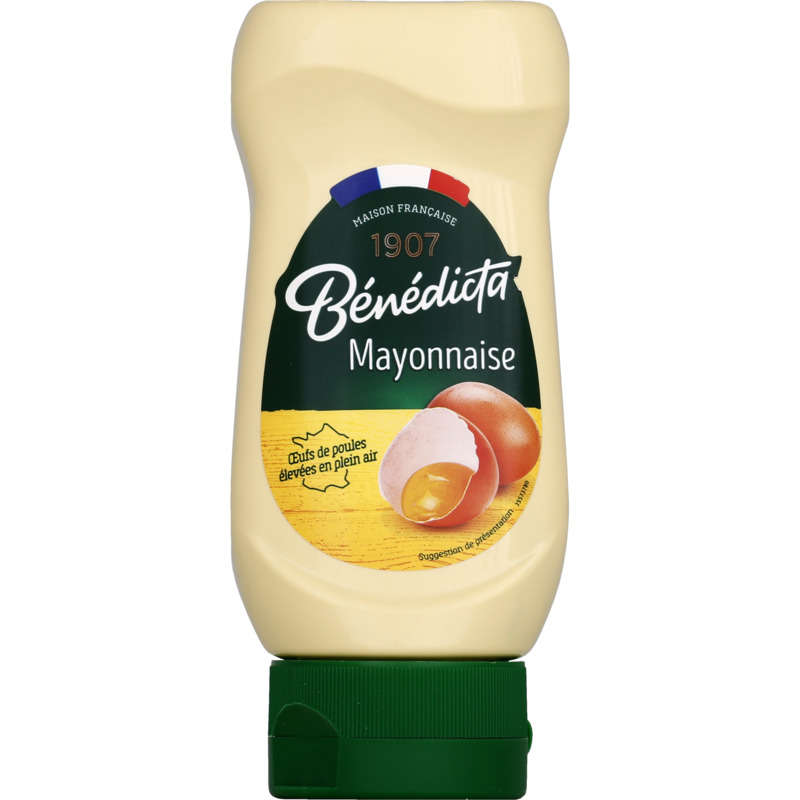 Bénédicta Mayonnaise Nature Flacon 235G