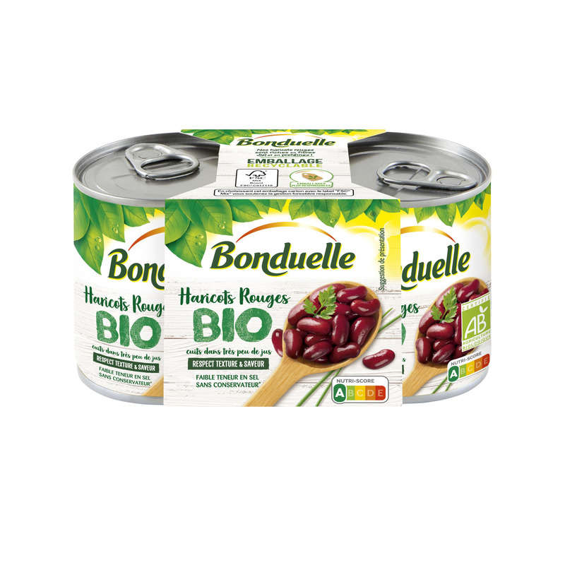 Bonduelle Organic Red Beans 2 x 160g