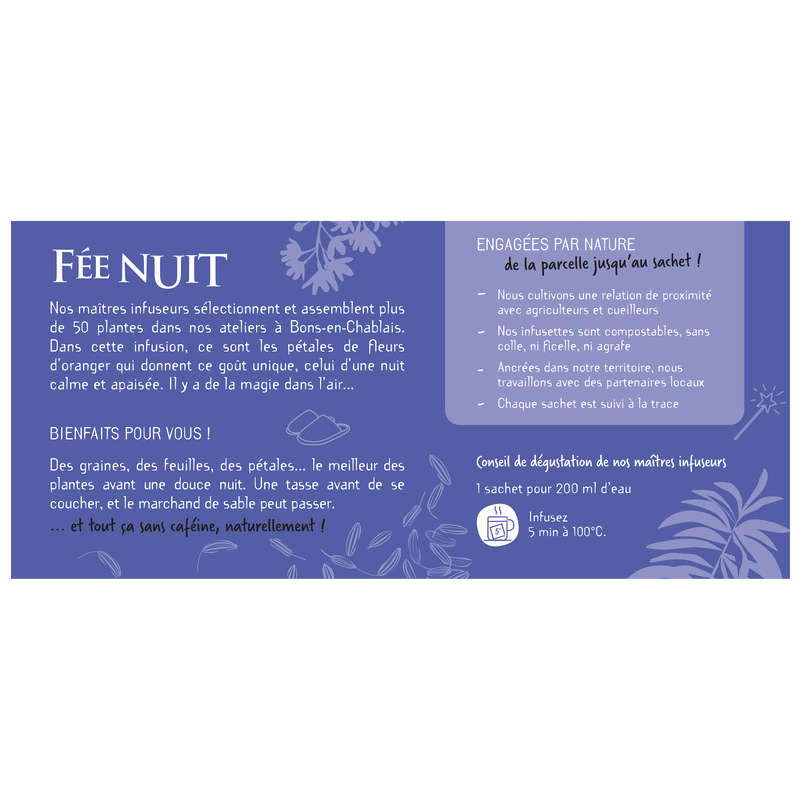 Les 2 Marmottes Fée de nuit Infusion fée nuit 50g