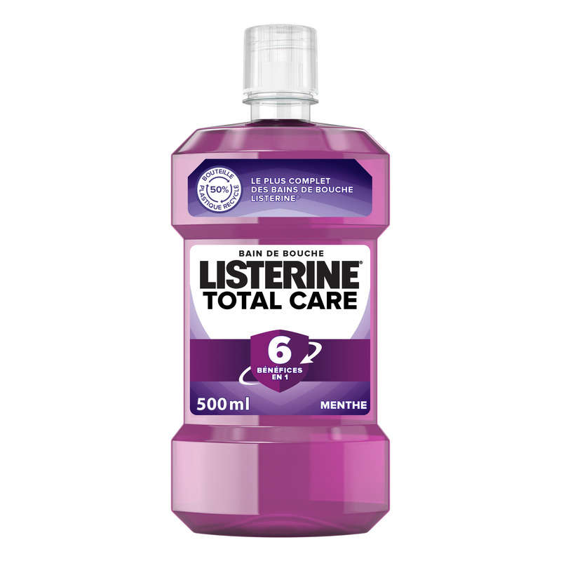 Listerine Bain de Bouche Total Care 6 en1 500ml