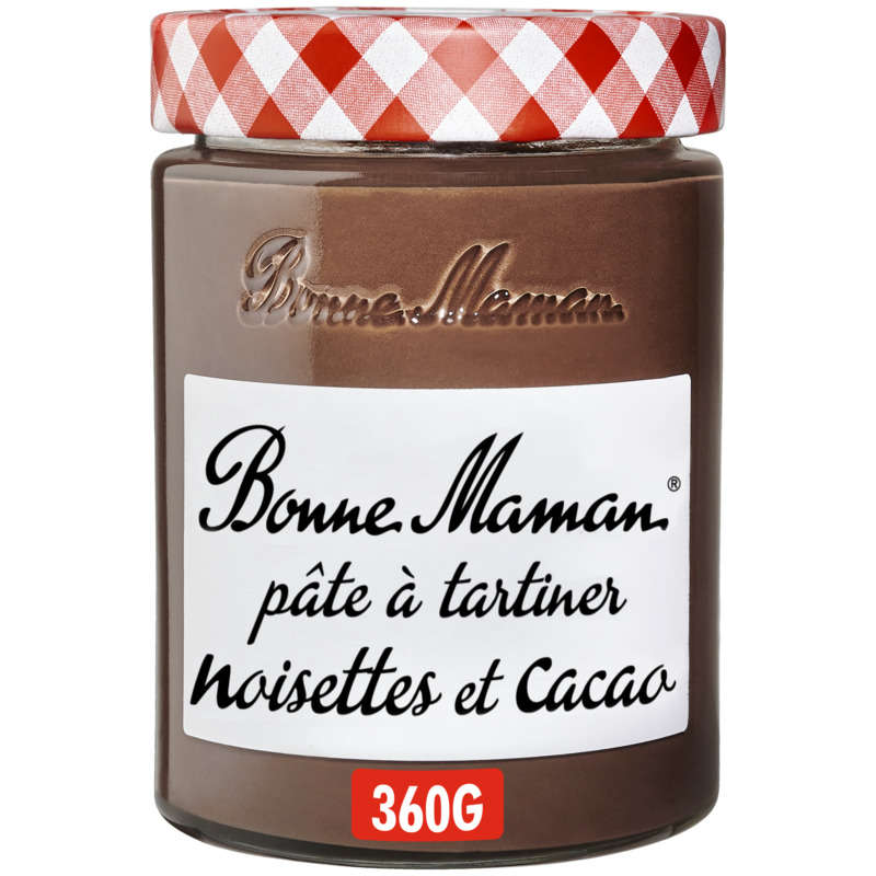 Bonne Maman Pâte à Tartiner Noisettes et Cacao 360g