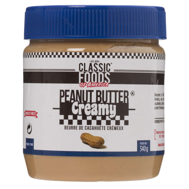 Classic Foods Creamy Peanut Butter 340g