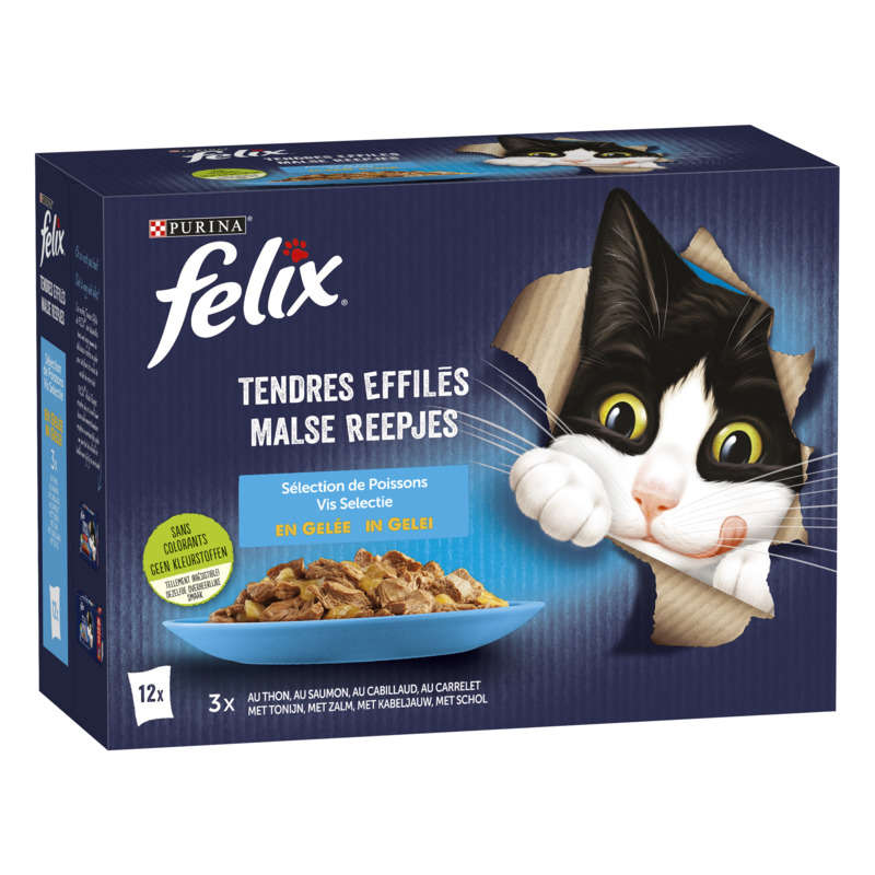 Felix Tender Fish Flaked in Jelly 12x85g