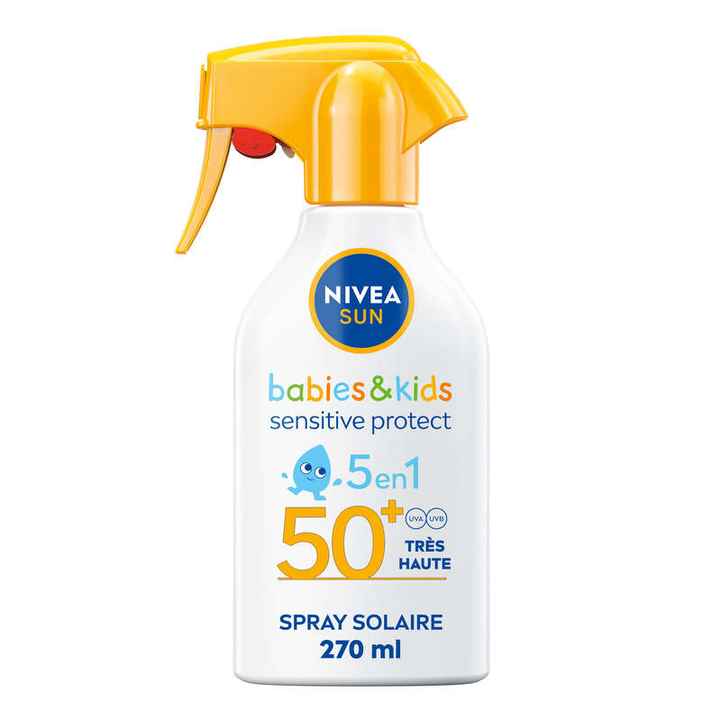 Nivea Sun Spray Solaire Bébé Et Enfants Peaux Sensibles Fps 50+ 270ml