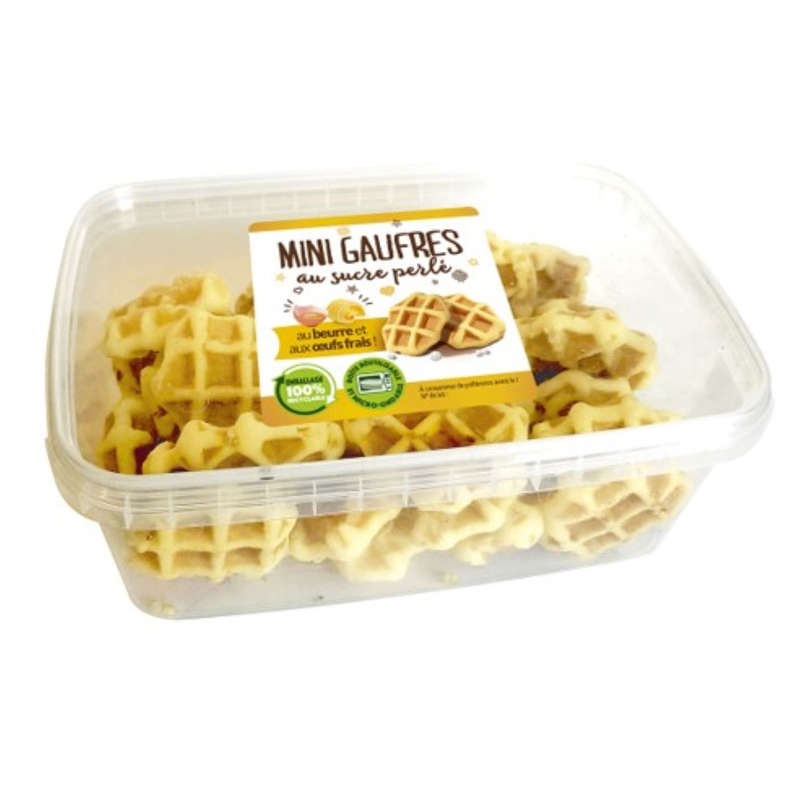 Mini waffles with pearl sugar butter 200g