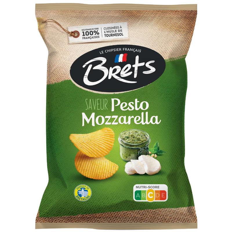 Bret's Chips saveur Pesto Mozarella 125g