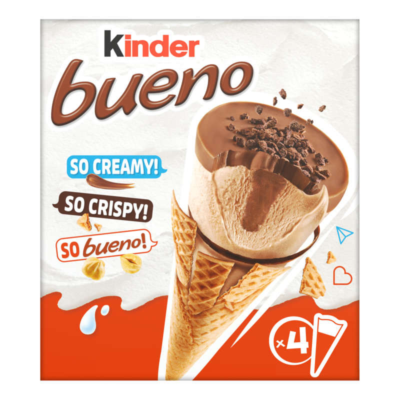 Kinder Bueno Cônes Glacés x4 248g