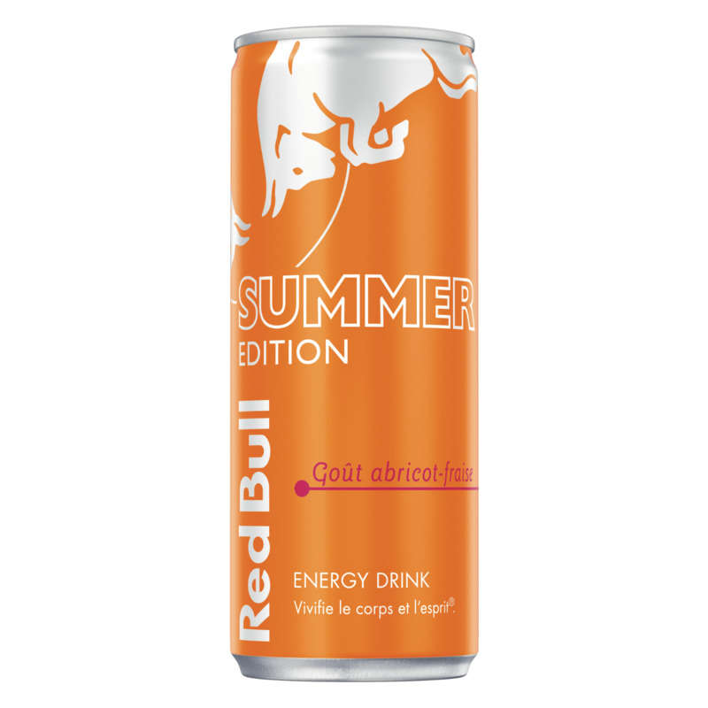 Red Bull Summer Edition Goût Abricot & Fraise 250Ml