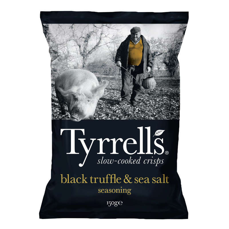 Tyrrell's Chips Truffe Noire & Sel de Mer 150g