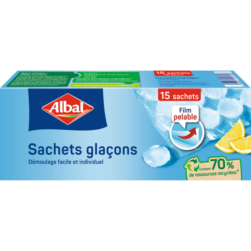 Albal Sachets glaçon x15