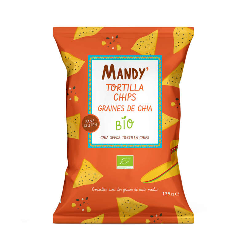 Mandy 'tortilla chips chia 135g