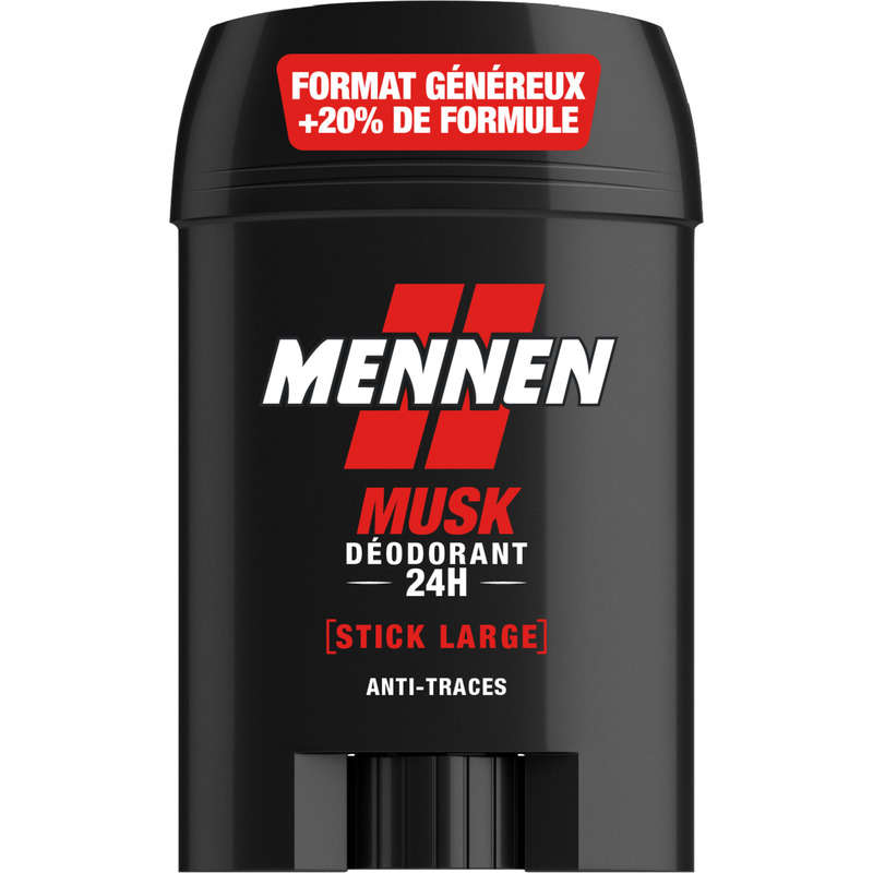 Mennen Déodorant Homme Stick Musk 24H 60ml