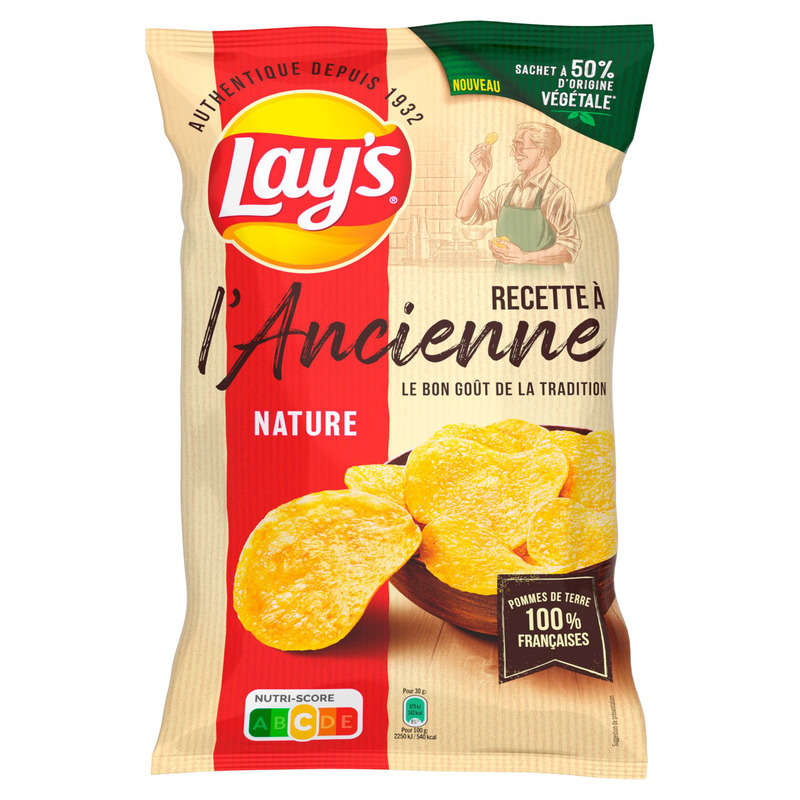 Lay's recette à l'ancienne nature 155g