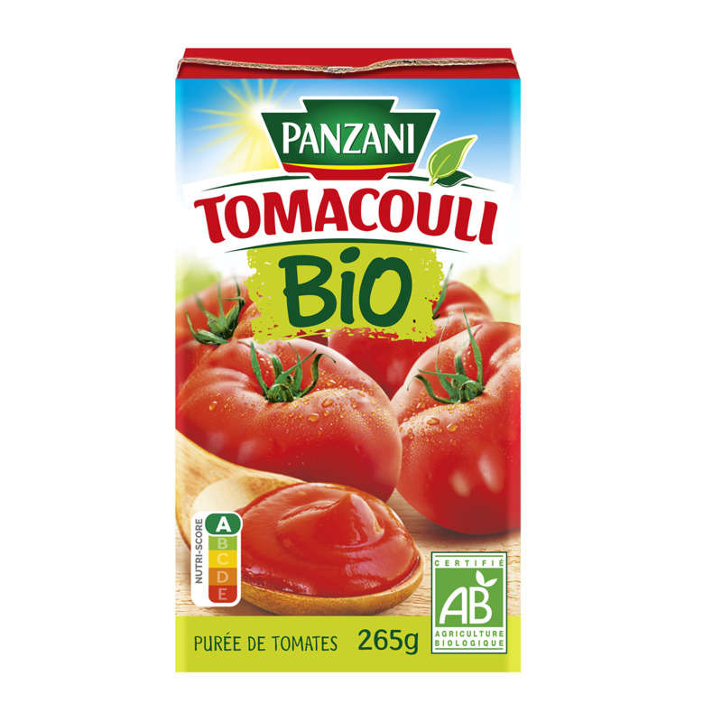 Panzani Purée De Tomates Nature Bio 265G