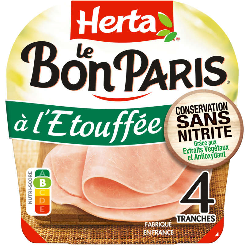 Herta Le Bon Paris stewed ham 4 slices 140g